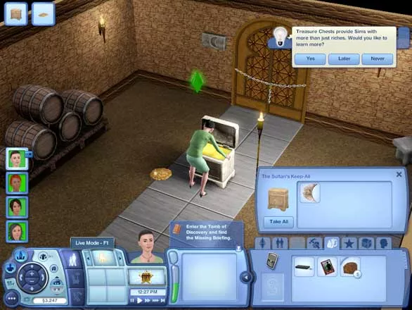 The Sims 3 World Adventures ScreenShot 1